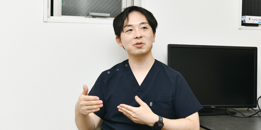 腰痛・肩こりの診断と治療法を考案<br />
痛みで悩む患者を助けて笑顔にする!<br />