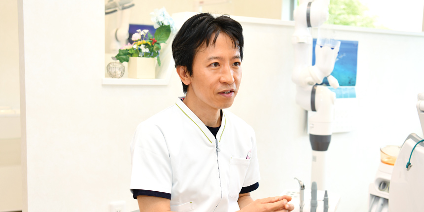 患者目線の誠実な診療を大切にする<br />
家族みんなで安心して通える歯科医院<br />
